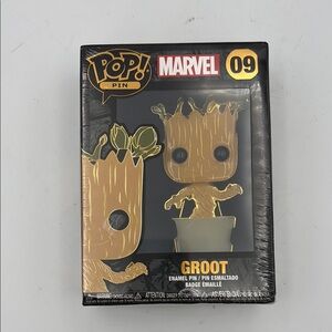 NIB Funko Pop Marvel‎ Groot Enamel Pin